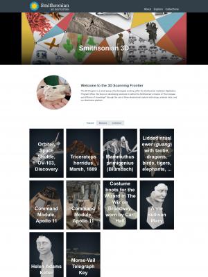 Smithsonian 3D Digitization Portfolio Image